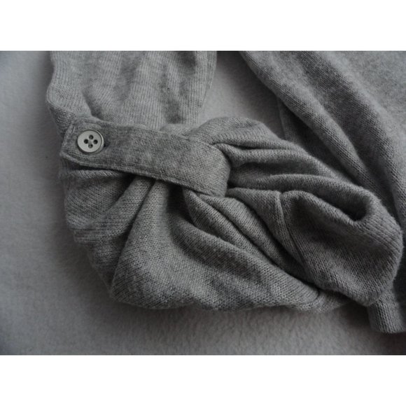 Star Ride Grey Knit Mixed Media Layer Look Sweater - Girls 10/12 - Picture 3 of 6